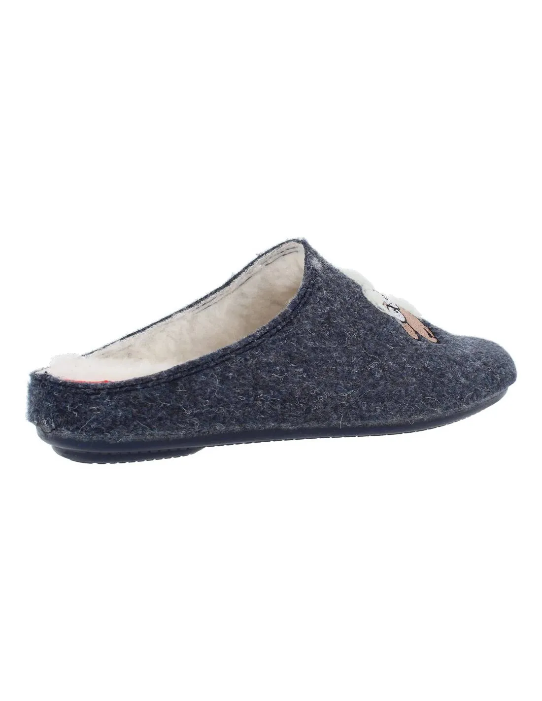 NORTEñAS  ZAPATILLA DE CASA OVEJA LACHA MARINO