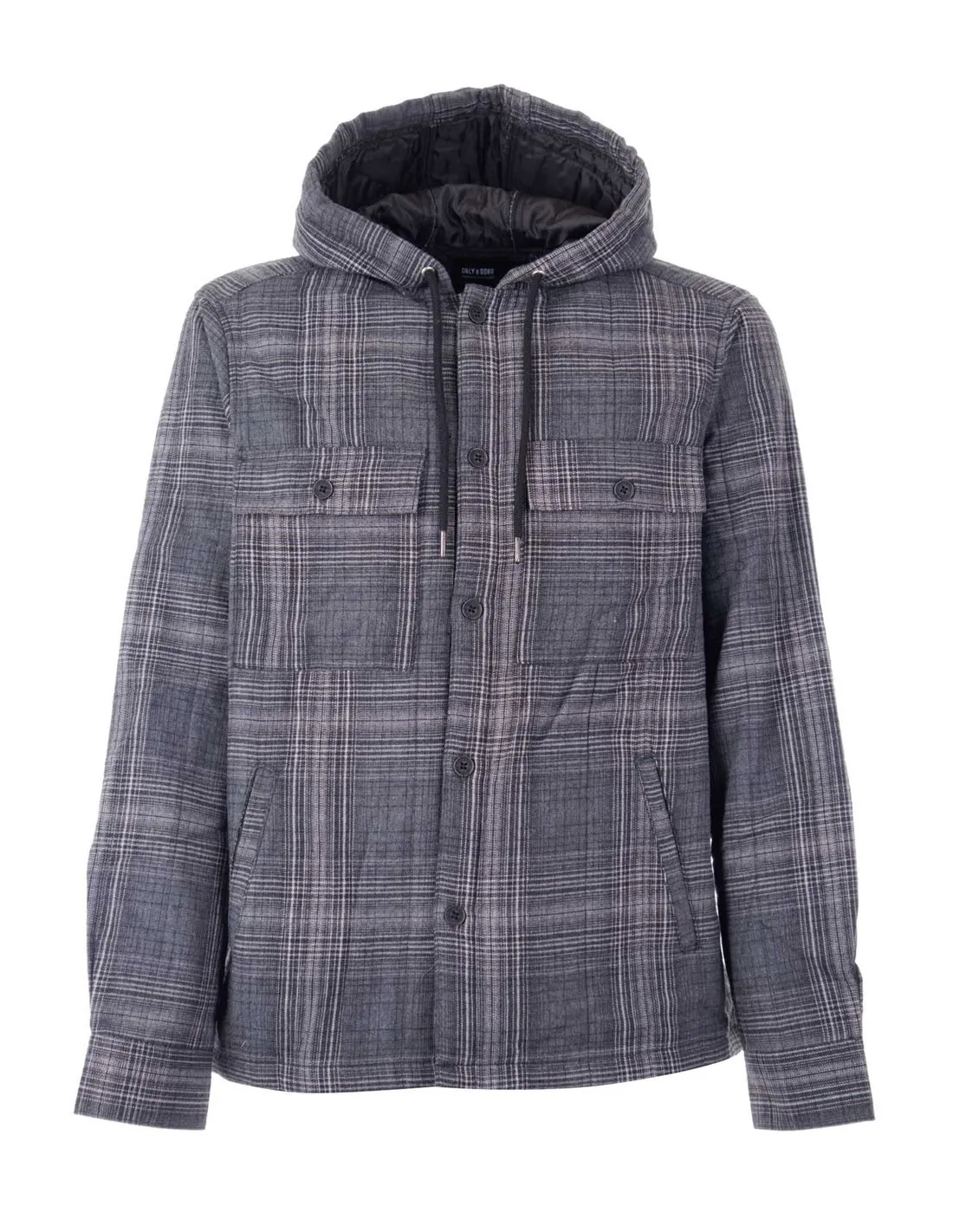 ONLY AND SONS  CHAQUETA GRIS ONSZEM OVR LS HOMBRE