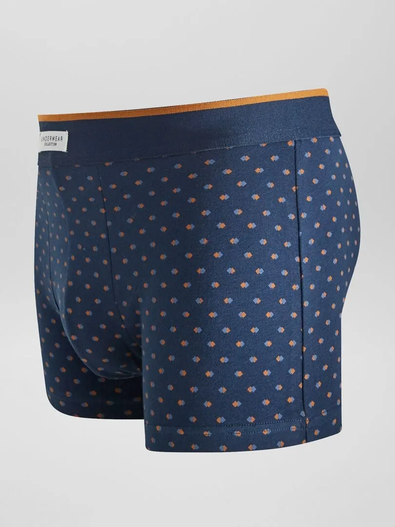 PACK DE 3 BOXERS ELáSTICOS  AZUL