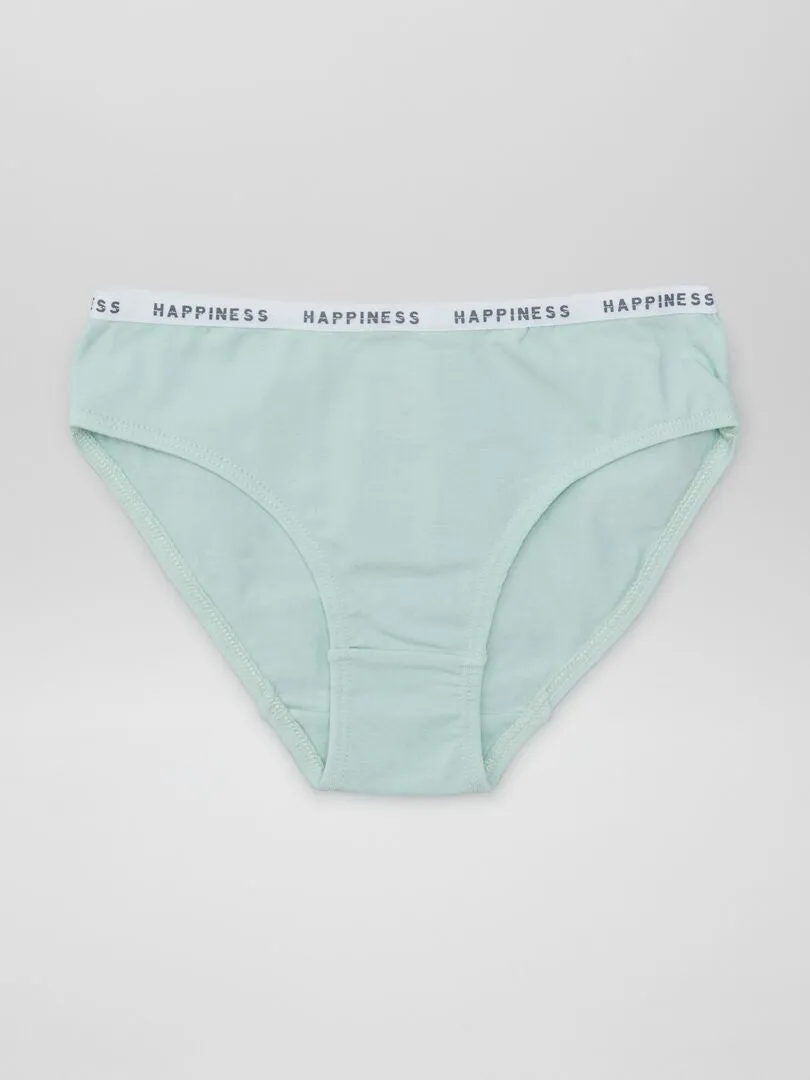 PACK DE 4 BRAGUITAS ESTAMPADAS  ROSA