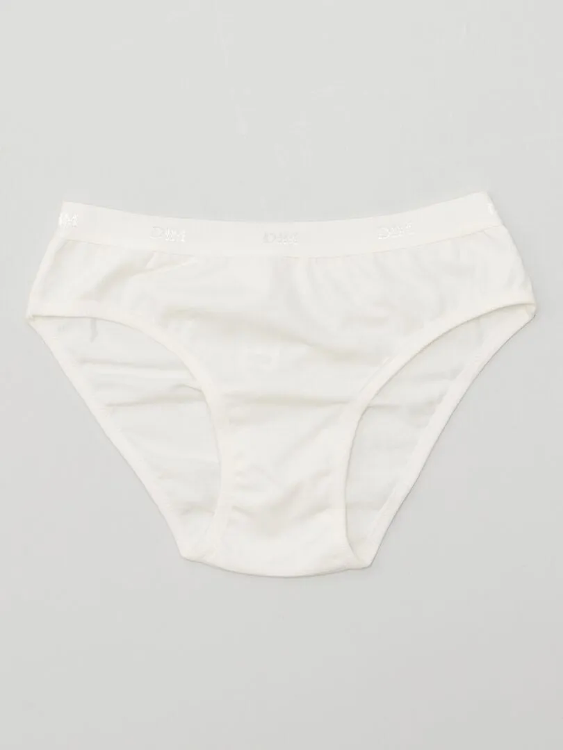 PACK DE 6 BRAGUITAS 'DIM'  BEIGE