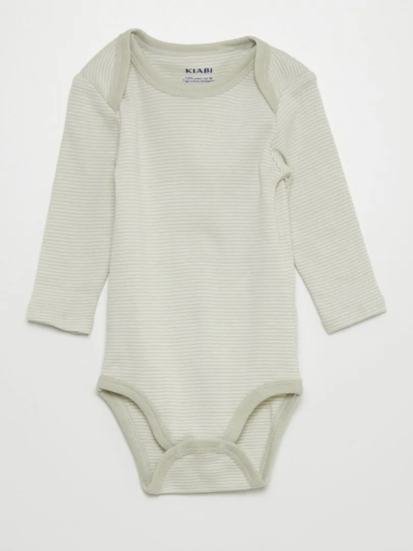 PACK DE 7 BODIES  BEIGE