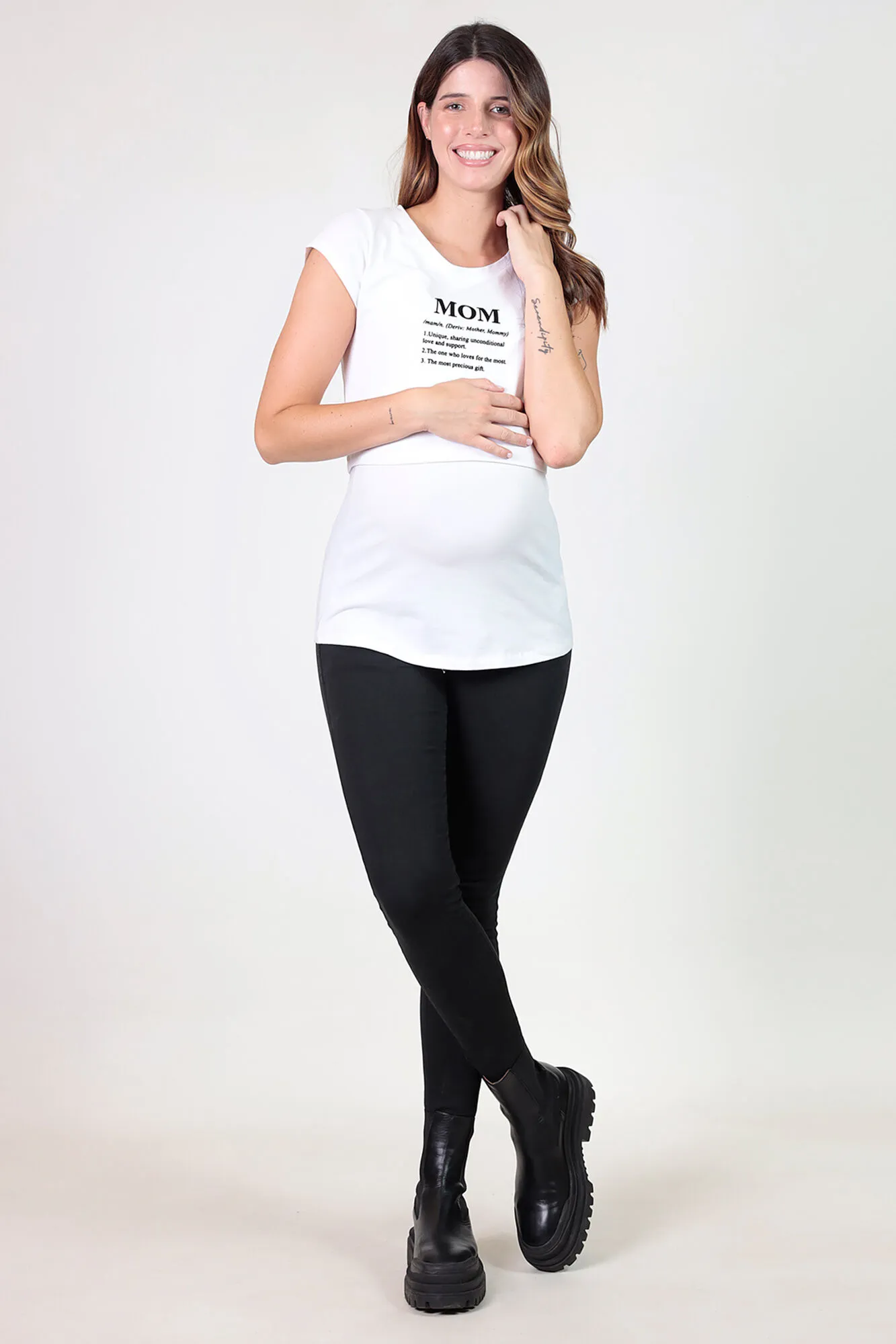 Pantalón maternity básico de twill