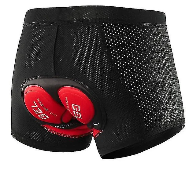 Pantalones cortos de ciclismo para hombres 3d Gel acolchado Calzoncillos de ciclismo Ropa interior transpirable Pantalones corto