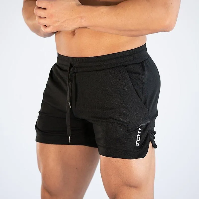 Pantalones cortos de gimnasio para hombres Pantalones cortos de entrenamiento Entrenamiento culturismo Gimnasio Deporte Hombres 