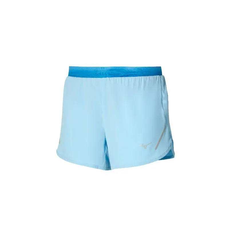 Pantalones cortos de running para mujer Mizuno Premium Aero 4' Short WOS (Cerulean)