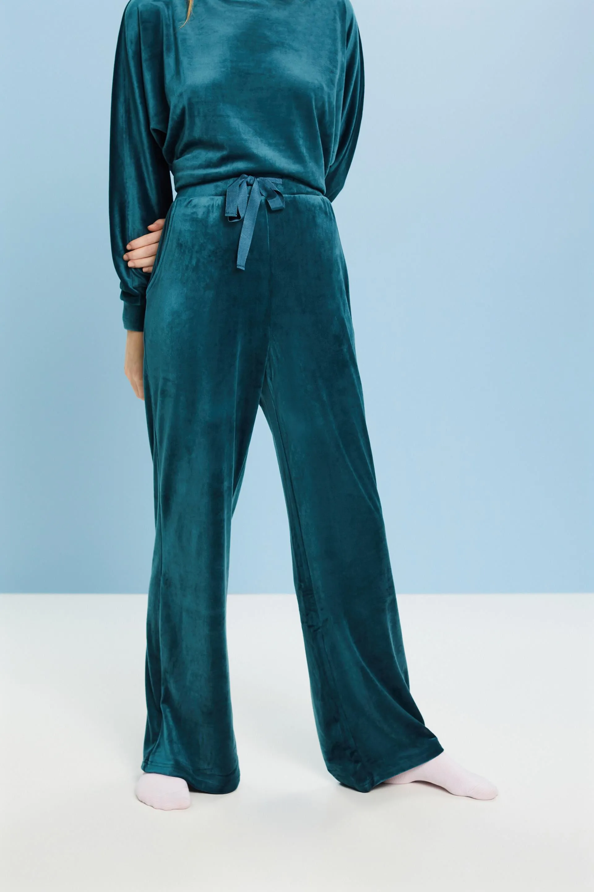 Pantalones de terciopelo de andar por casa