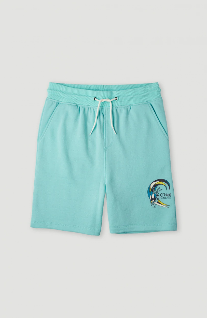 Pantalón corto O’NEILL chándal para niño CIRCLE SURFER SWEATSHORTS aqua Ref. 4700003 azul agua