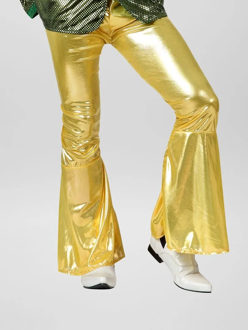 PANTALóN DE DISFRAZ DISCO  AMARILLO