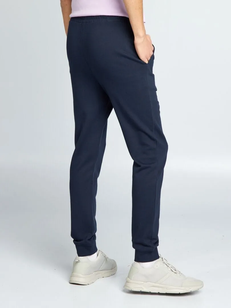 PANTALóN DE JOGGING BáSICO LISO  AZUL