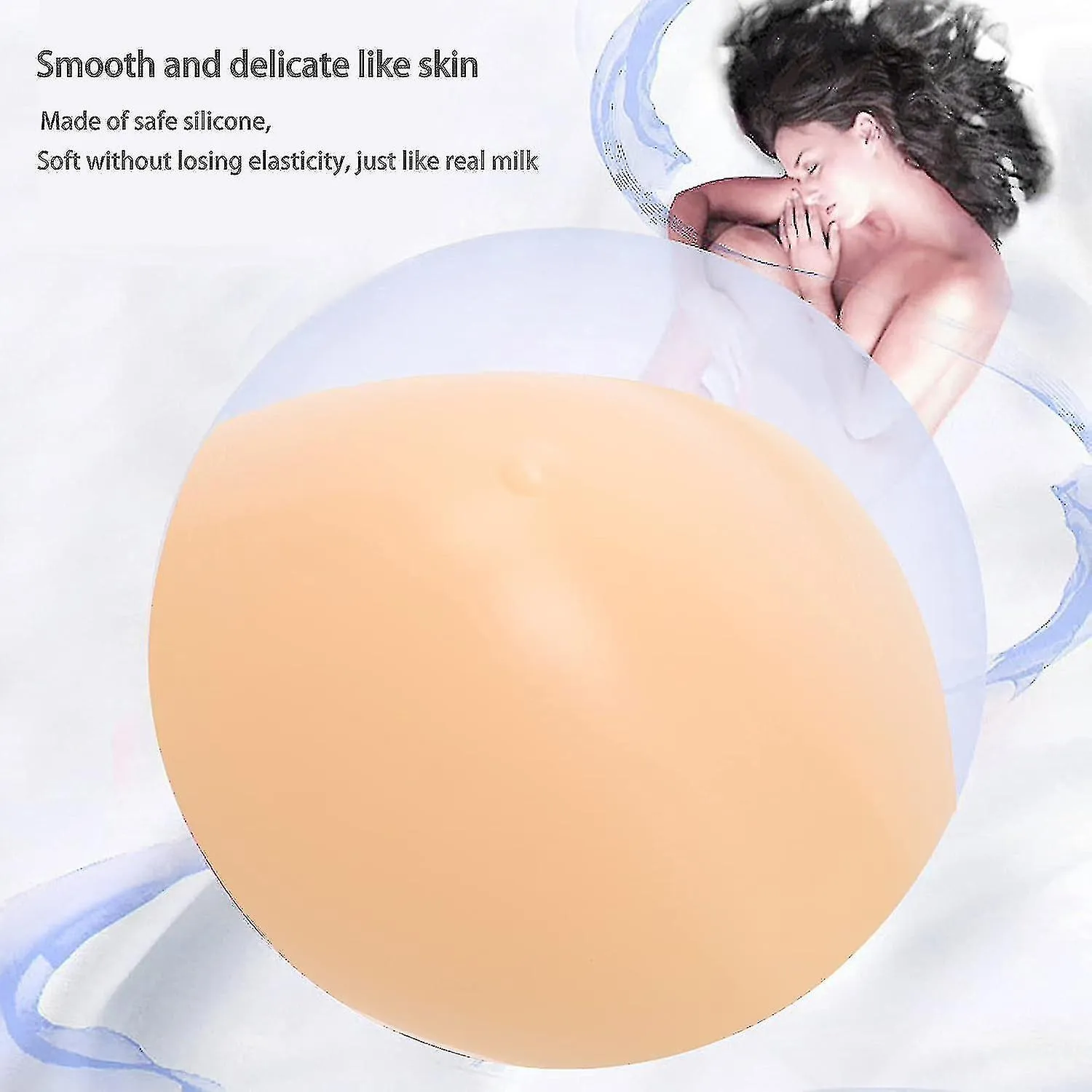 Par de silicona Forma mamaria Forma de forma triangular Mastectomía Prótesis Bra Enhancer Insertos A B C D E F G Copas