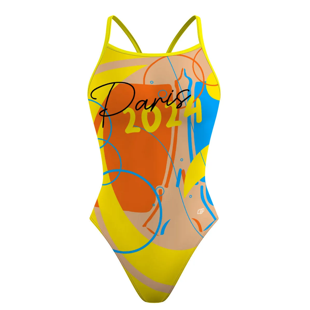 PARIS POP 24  SKINNY STRAP SWIMSUIT