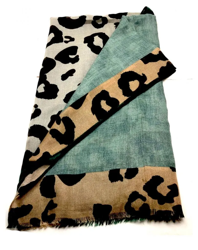 PAÑUELOS ANIMAL PRINT CON PRECIOSO ESTAMPADO EN VERDES