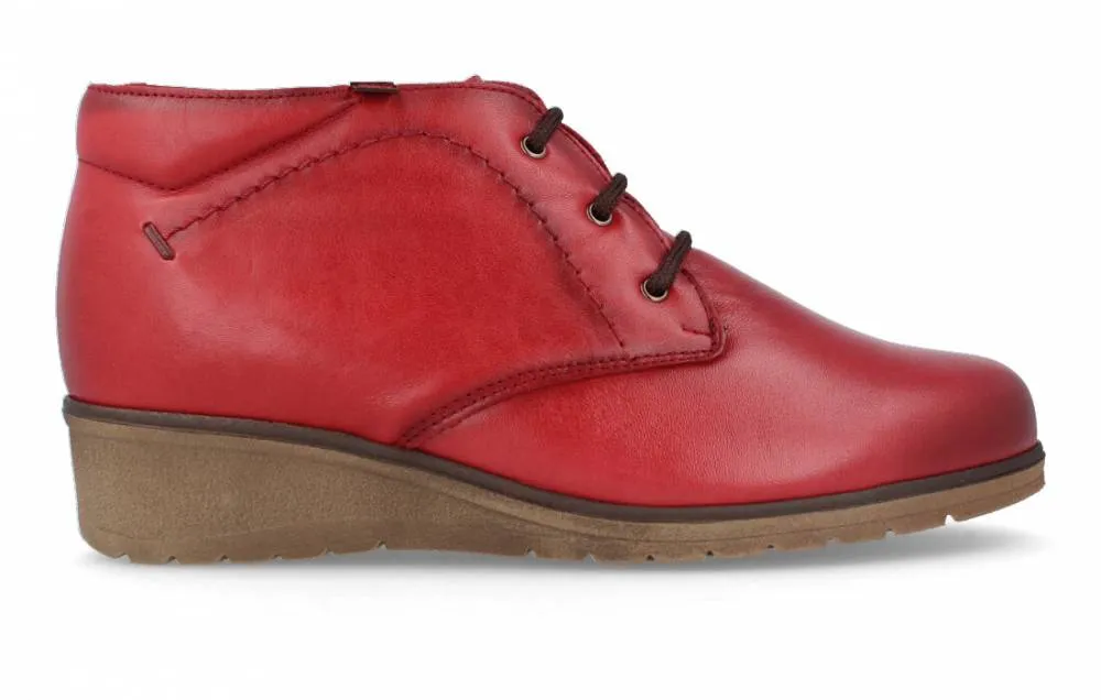 PEPE MENARGUES  BOTíN ANCHO ESPECIAL CORDONES ROJO