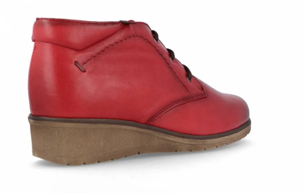 PEPE MENARGUES  BOTíN ANCHO ESPECIAL CORDONES ROJO