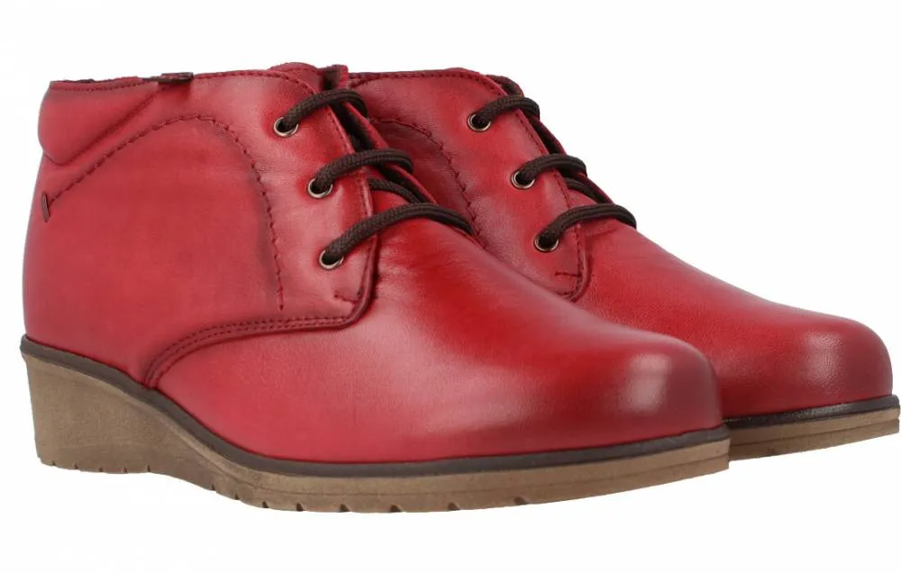 PEPE MENARGUES  BOTíN ANCHO ESPECIAL CORDONES ROJO