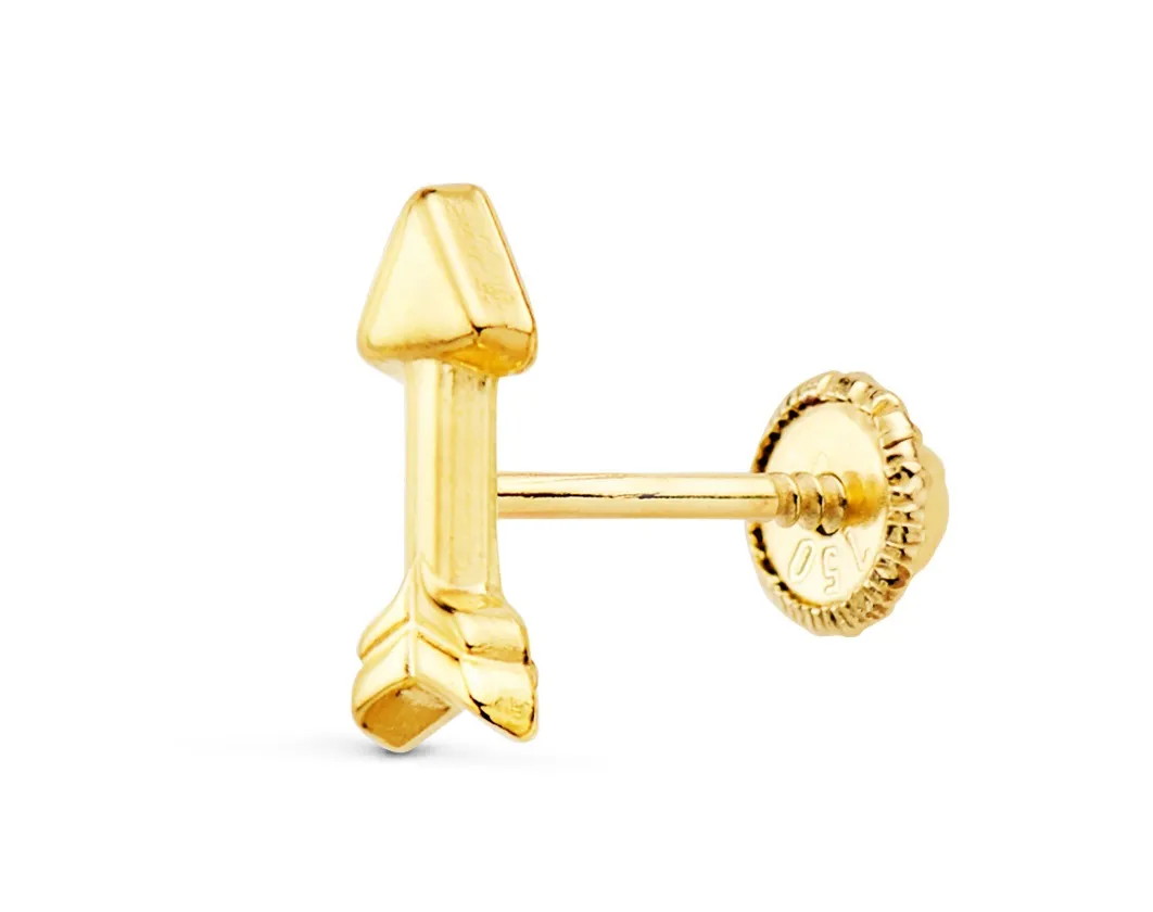 Piercing Oreja Oro 9 x 3,5 mm