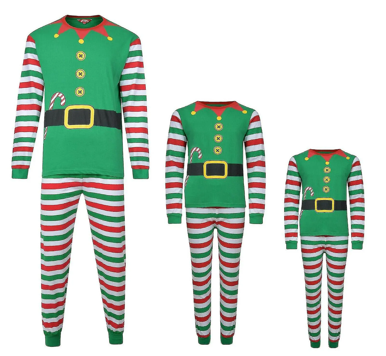 Pijama de Navidad Familia Papá Mamá Niños Niñas Ropa de noche Xmas Nightwear Set