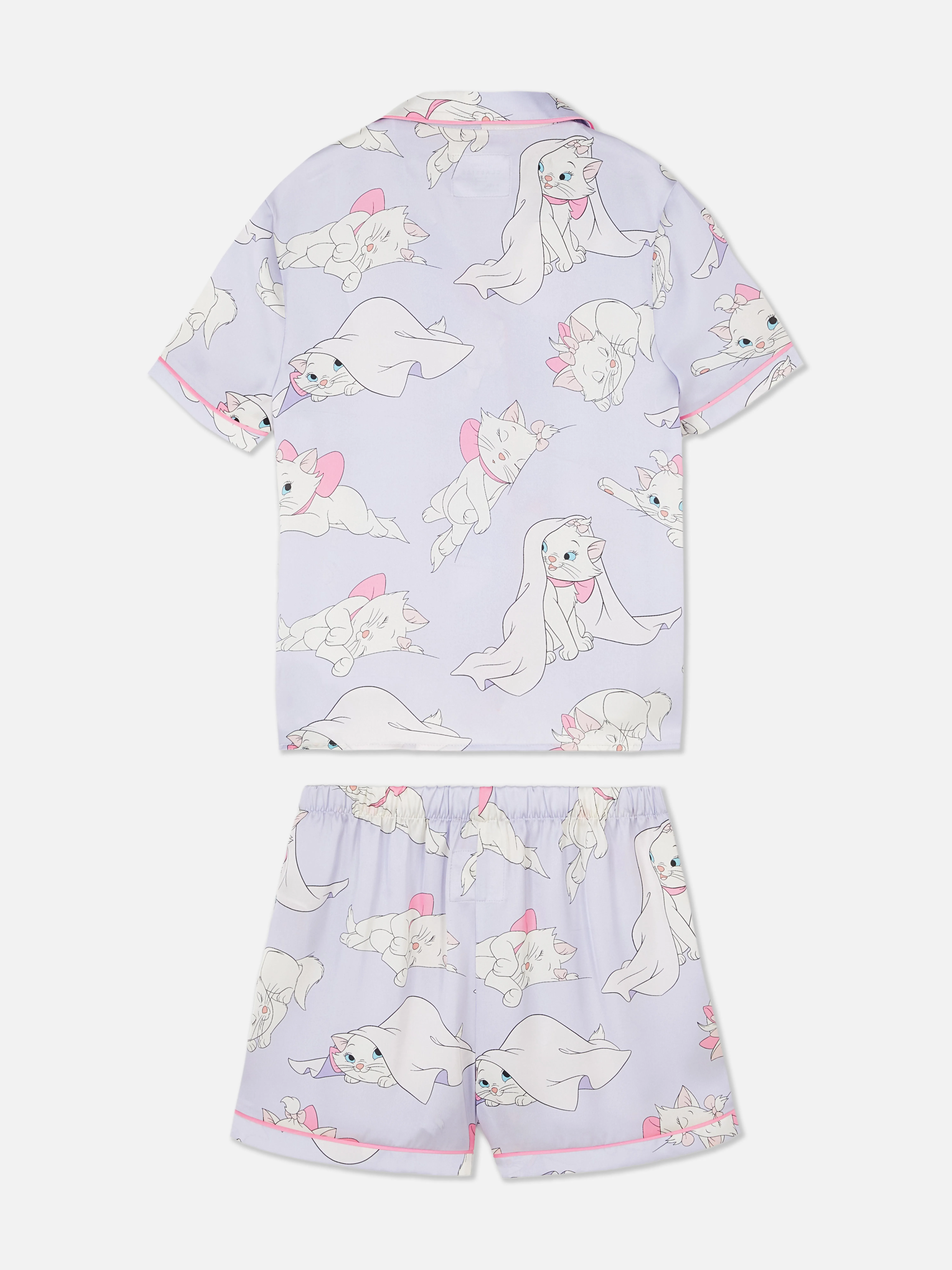Pijama de satén de manga corta de Marie de Disney