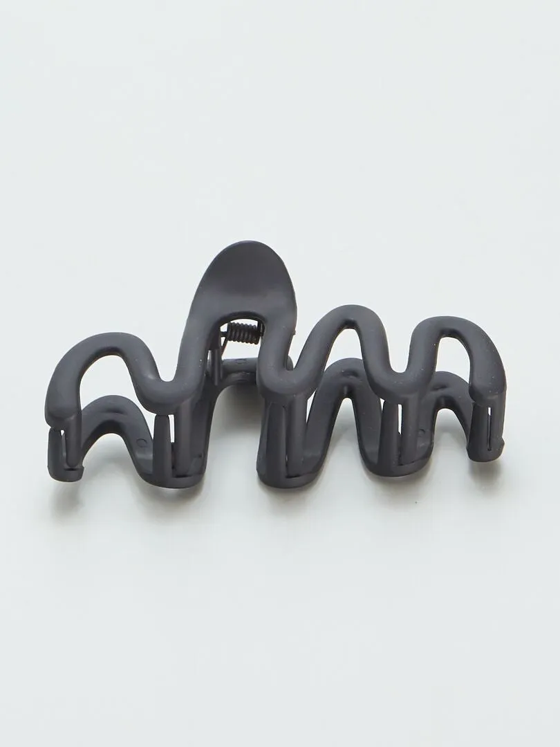 PINZA DE PúAS EN ZIGZAG  NEGRO