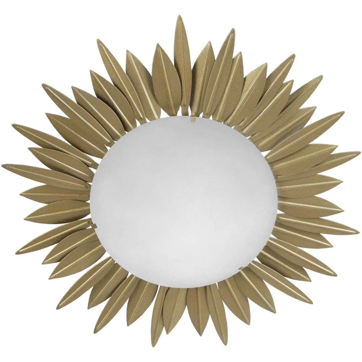 Plafones redondo metal oro