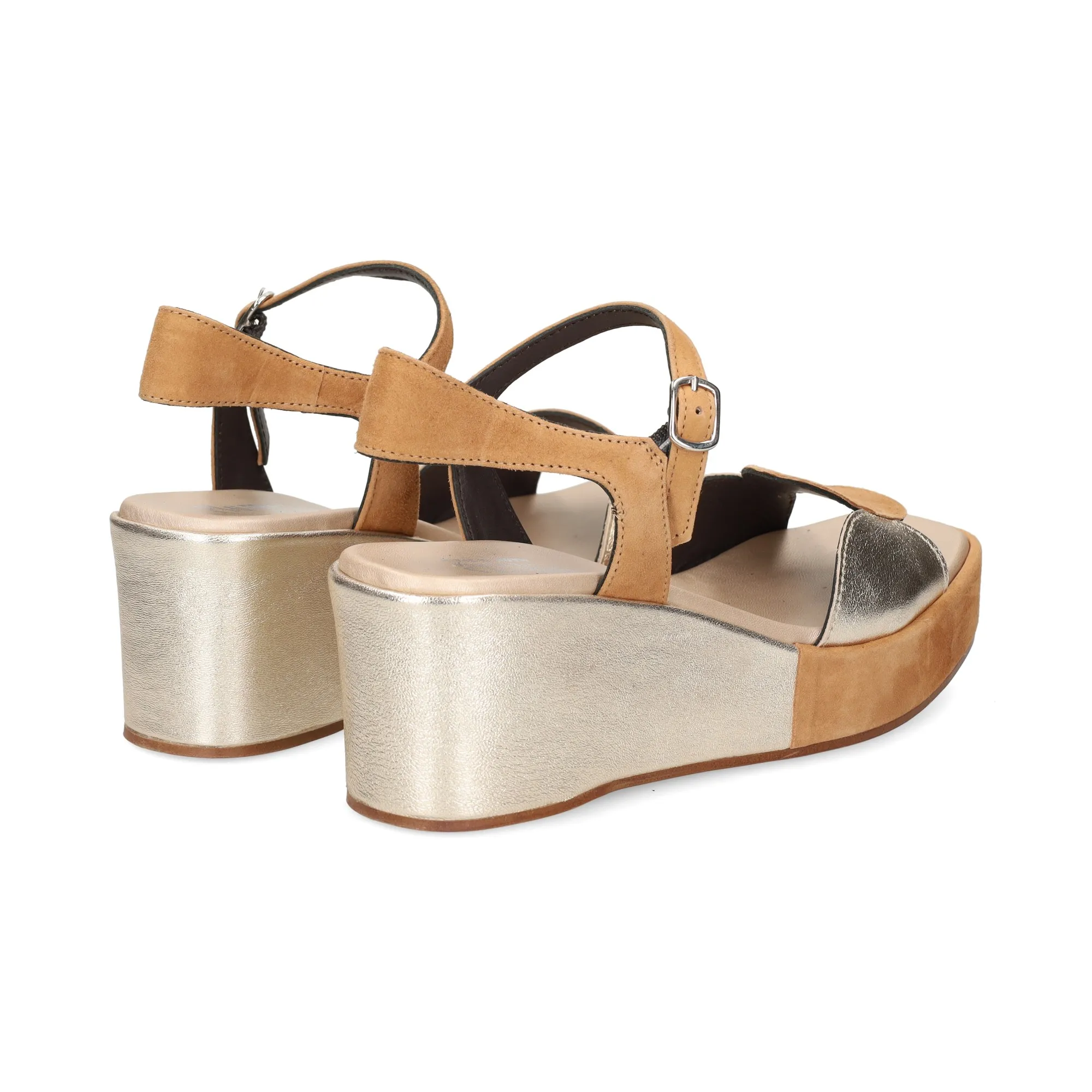 PLUMERS Sandalias con plataforma de Mujer CUERO