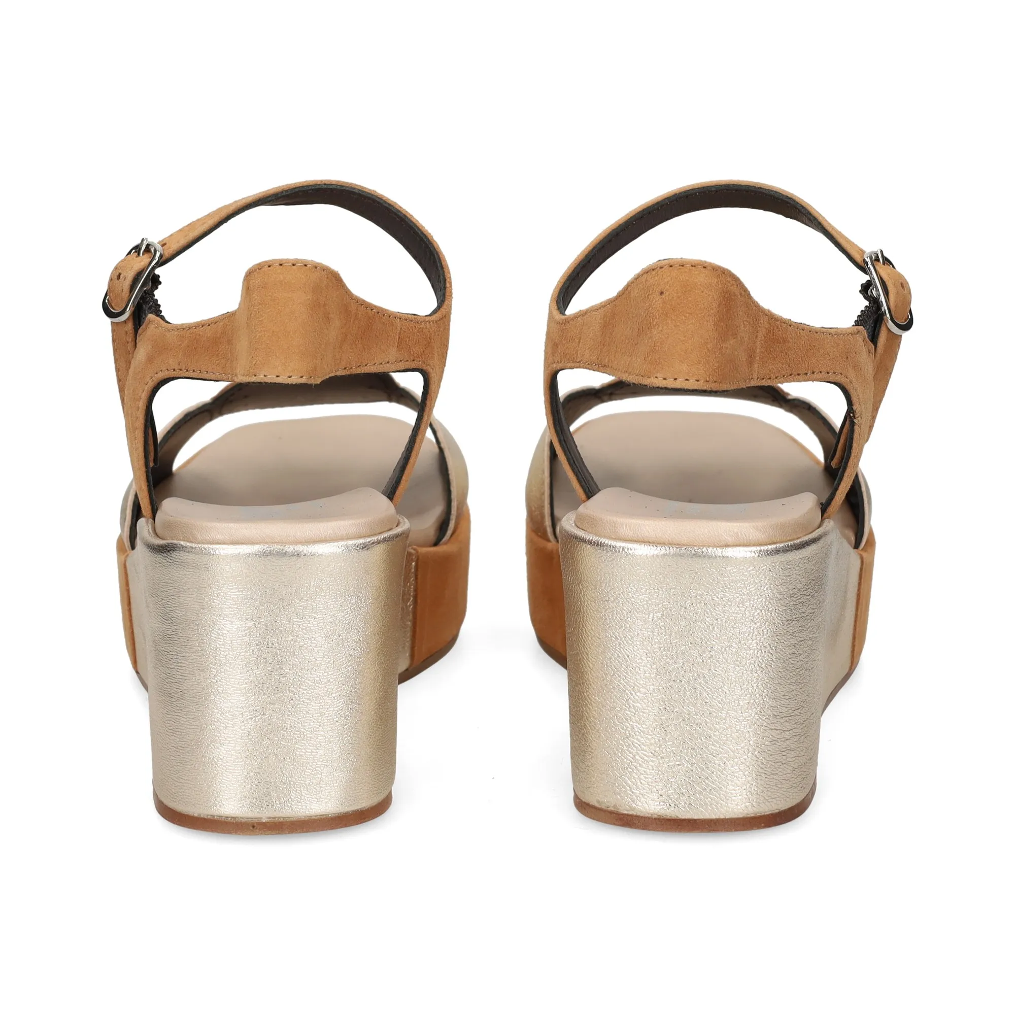PLUMERS Sandalias con plataforma de Mujer CUERO