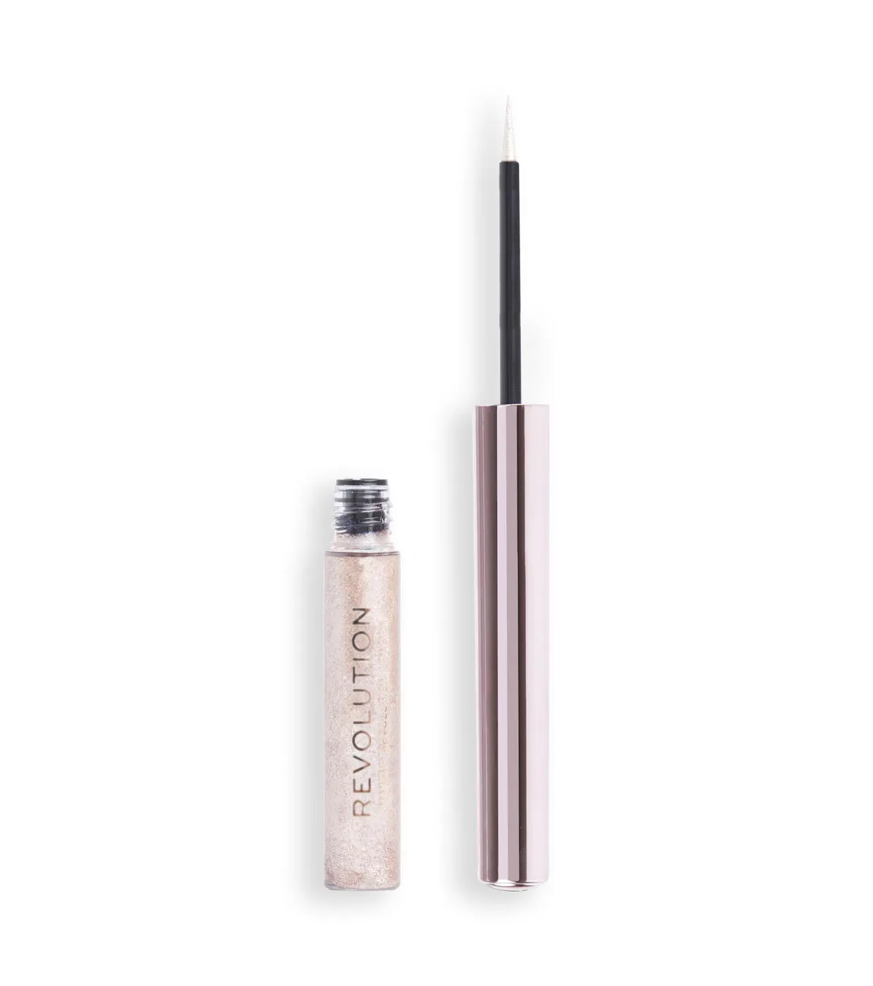 REVOLUTION  *FESTIVE ALLURE*  DELINEADOR LíQUIDO CHROMATIC LINER  ROSE GOLD