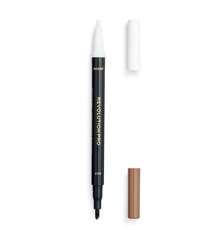 REVOLUTION PRO  LáPIZ Y SéRUM PARA CEJAS 24HR BROW  ASH BROWN