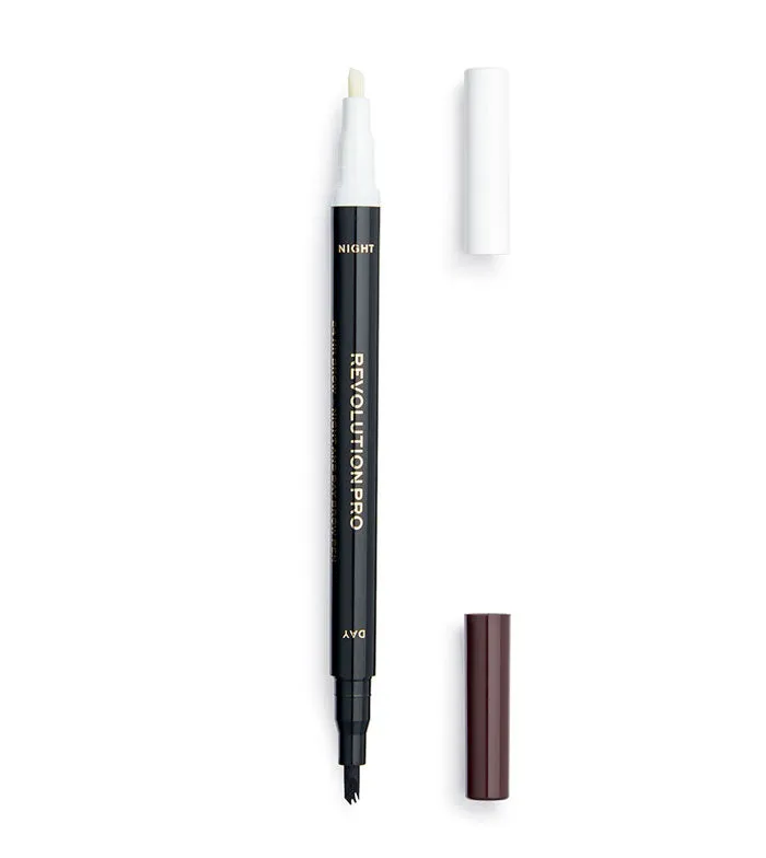 REVOLUTION PRO  LáPIZ Y SéRUM PARA CEJAS 24HR BROW  DARK BROWN