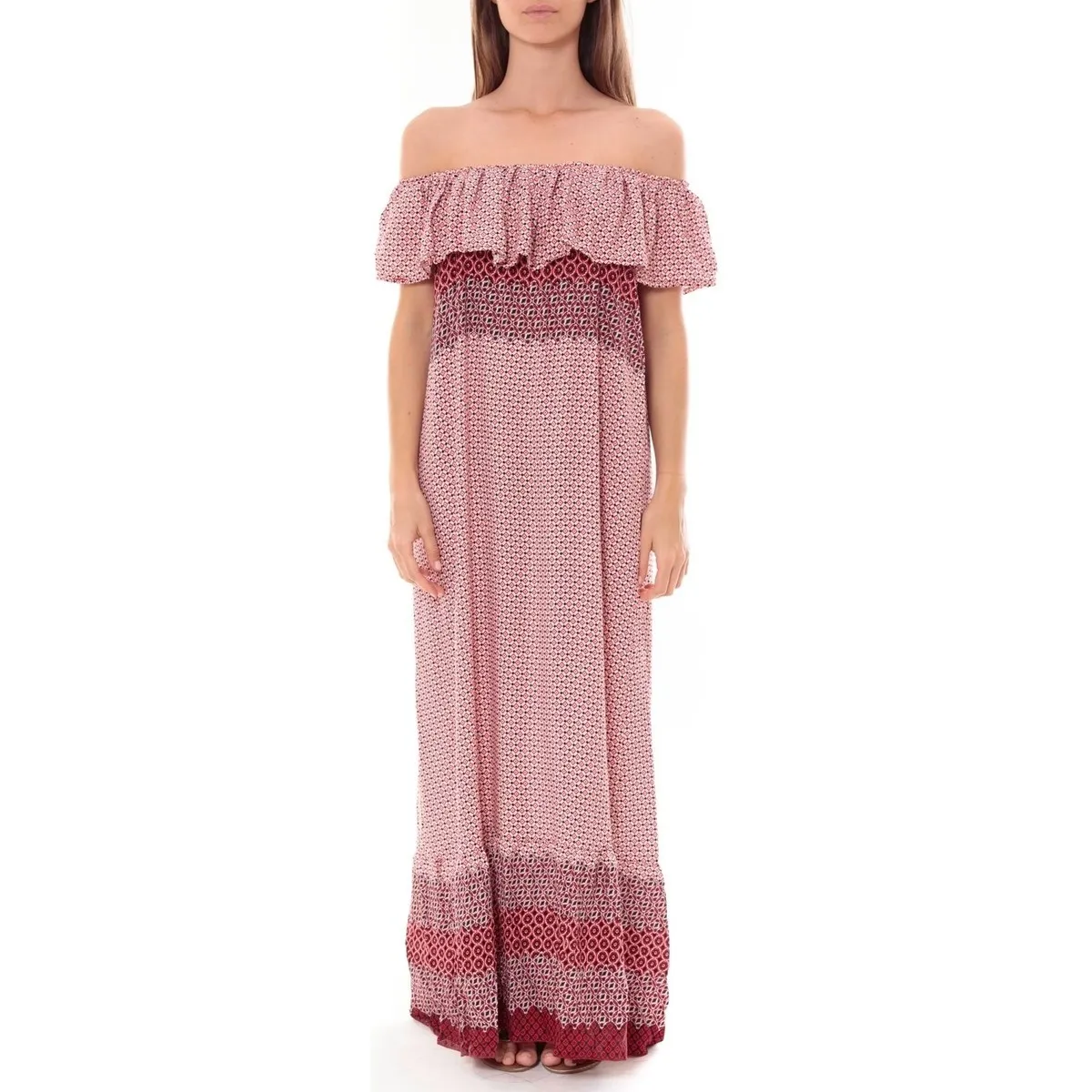Robe Longue Care  of you  Rouge F50055