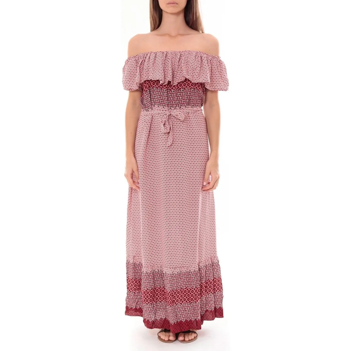 Robe Longue Care  of you  Rouge F50055