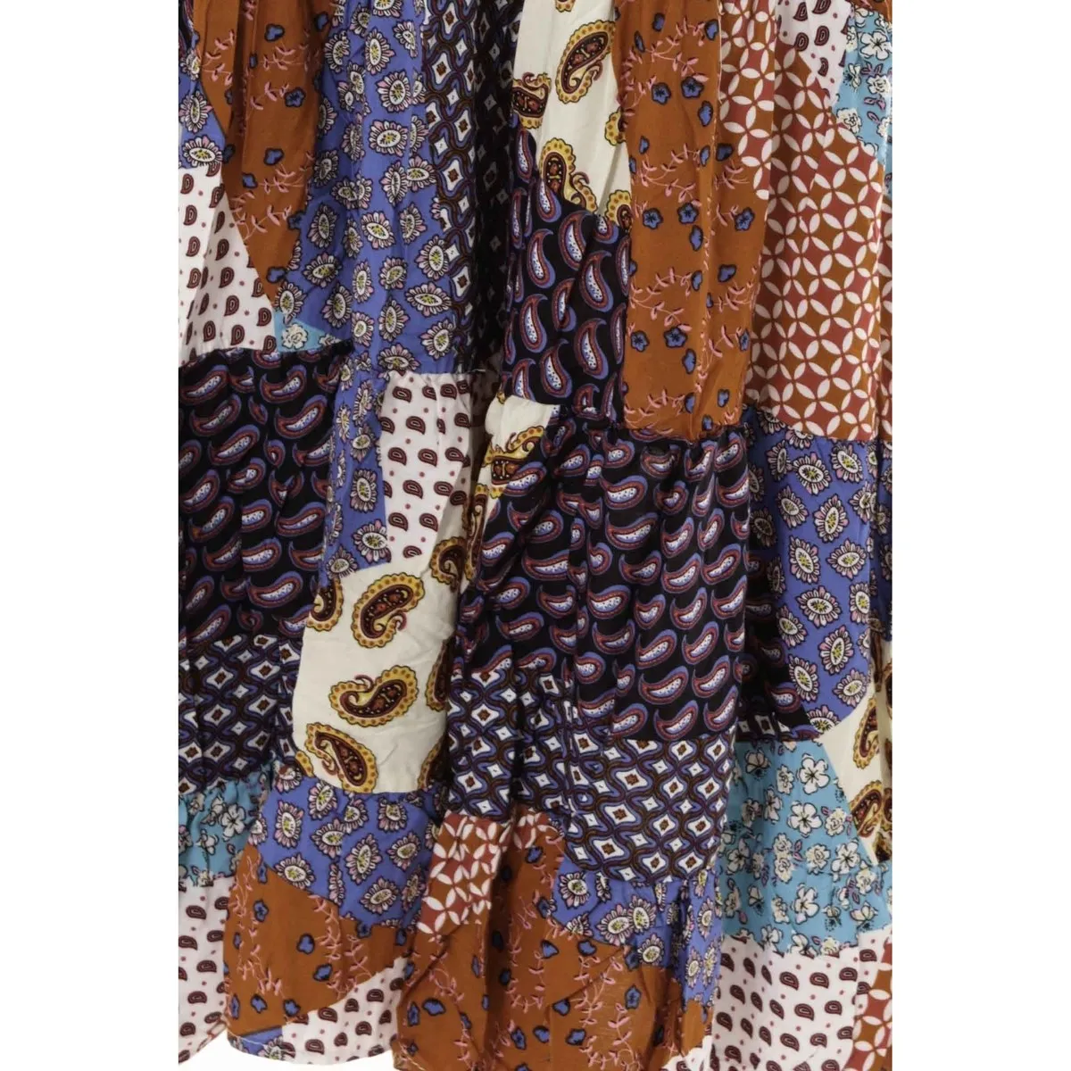 Robe Longue patchwork  Care of you Mutilcolor 1
