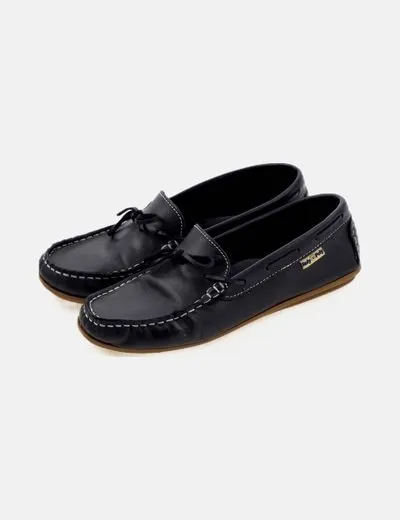 Roly poly Mocasín azul básico