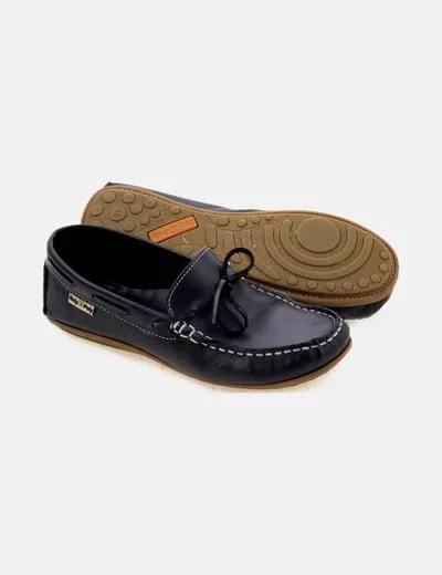 Roly poly Mocasín azul básico