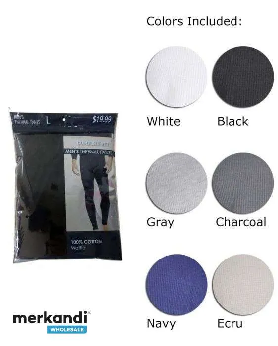Ropa interior térmica al por mayor pantalones / pantalones 72pcs