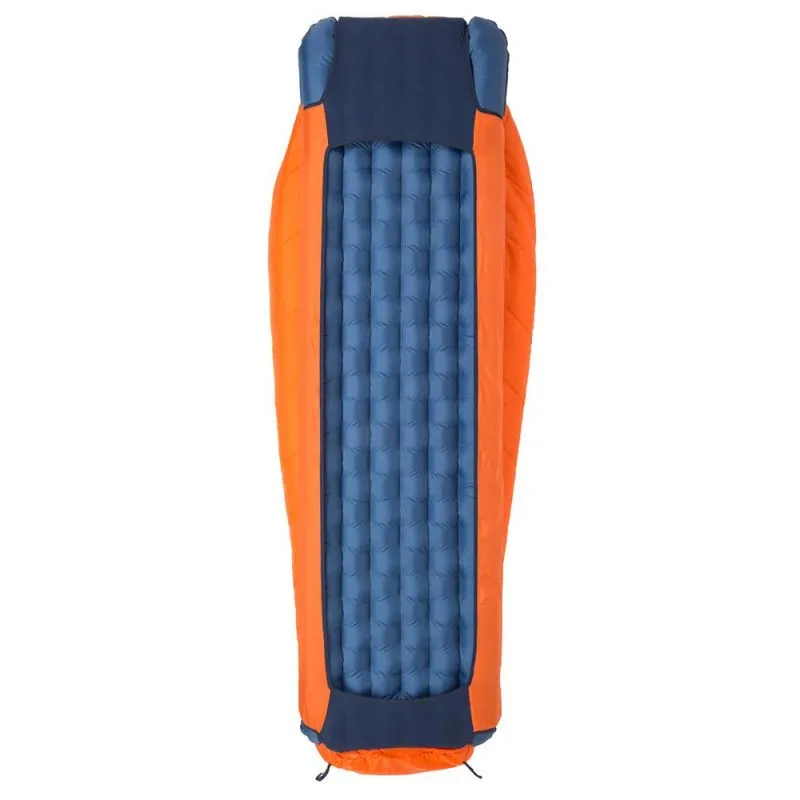 Saco de dormir Big agnes Lost Dog 15 (FireLine Eco) LONG (Orange/Navy)