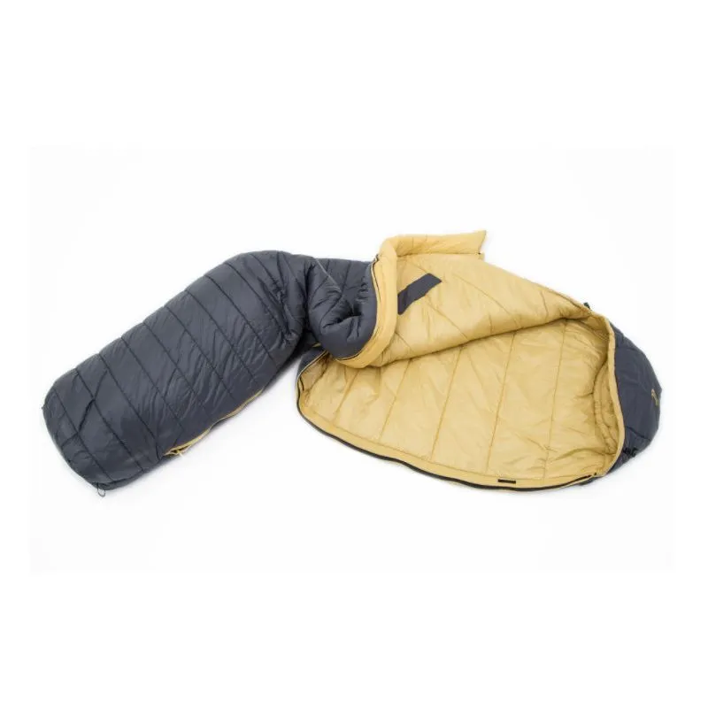 Saco de dormir CARINTHIA G 180 M rechts (gris / amarillo)
