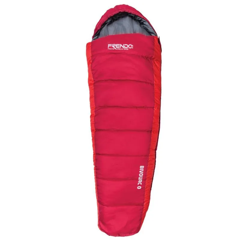 SACO DE DORMIR FRENDO BIVOUAC 0 (IZQUIERDA  ROJO/NARANJA)