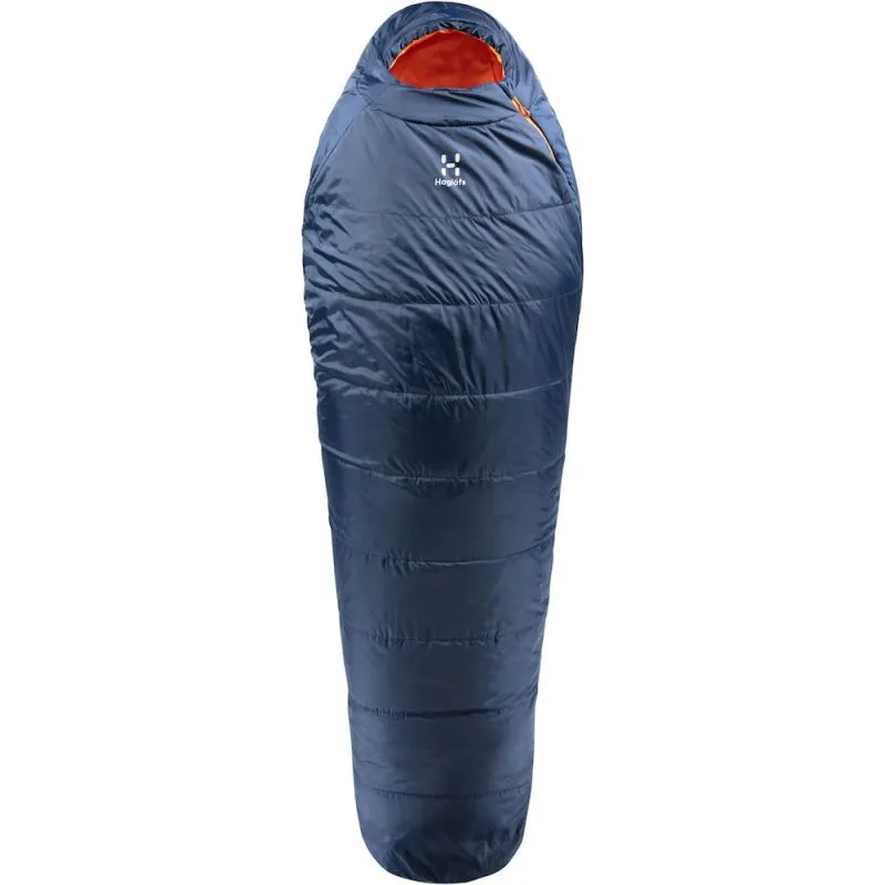 Saco de Dormir HAGLÖFS Tarius +1 (Azul Medianoche/Mandarina)