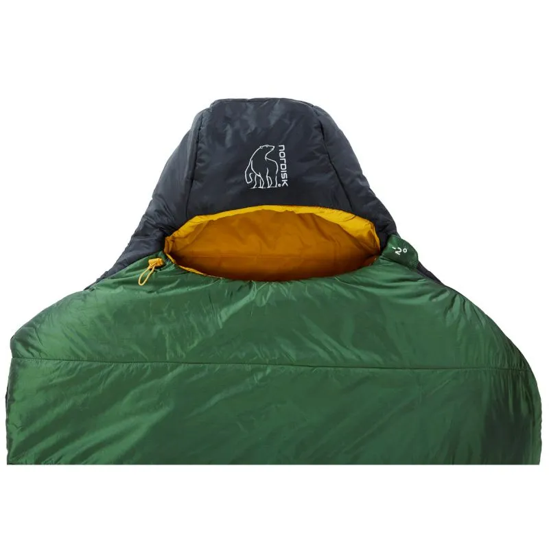 SACO DE DORMIR NORDISK GORMSSON 2° M CURVE (VERDE ALCACHOFA)