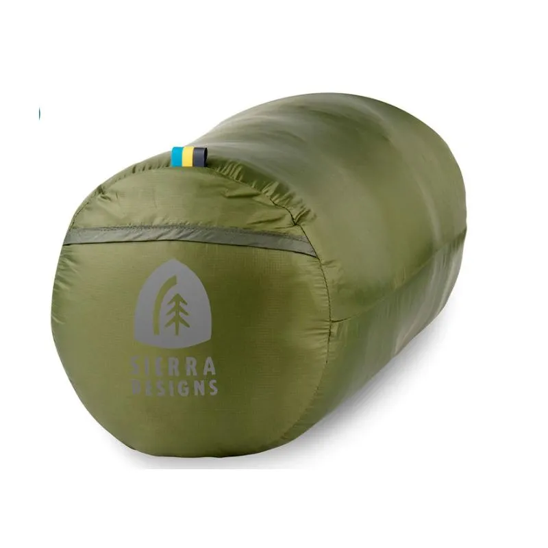 Saco de dormir Sierra Designs Get Down 550g 20 Deg Reg (Verde)