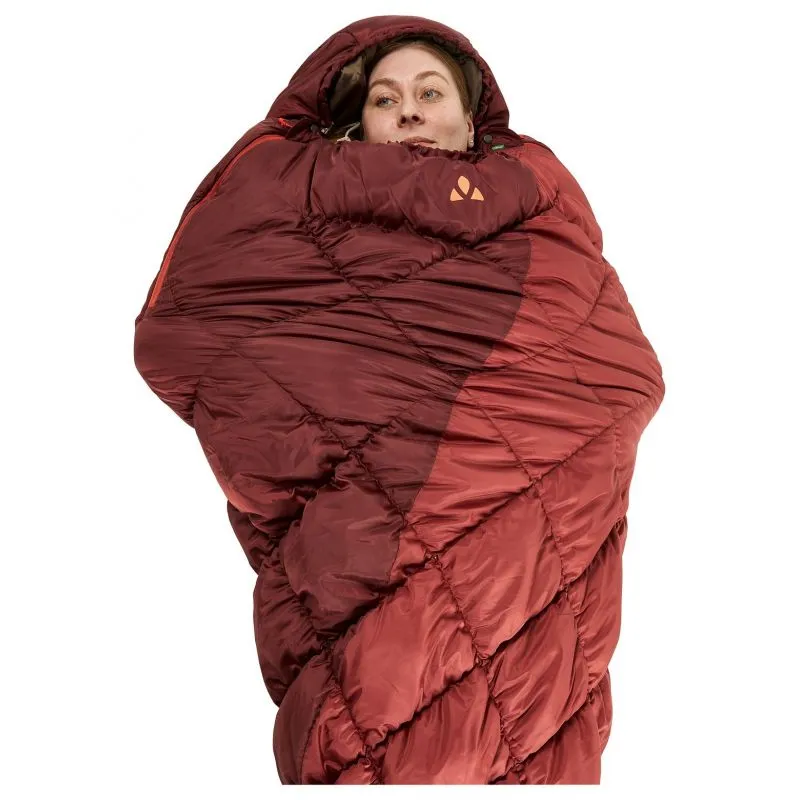 Saco de dormir Vaude Meglis 700 Syn (cereza oscuro)