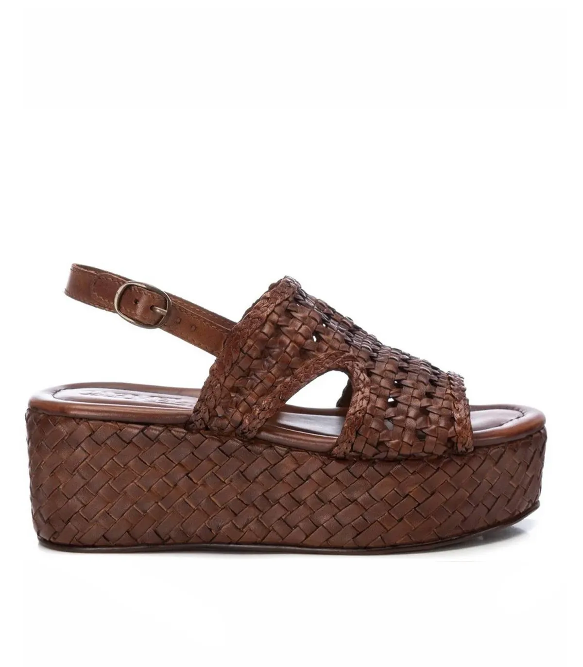 SANDALIA PLATAFORMA MUJER CARMELA 16163604 MARRÓN