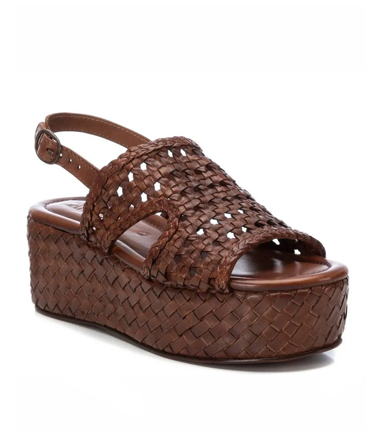 SANDALIA PLATAFORMA MUJER CARMELA 16163604 MARRÓN