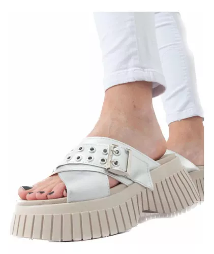 SANDALIAS DE MUJER PLATAFORMA CóMODA LIVIANA NEGRO ART800