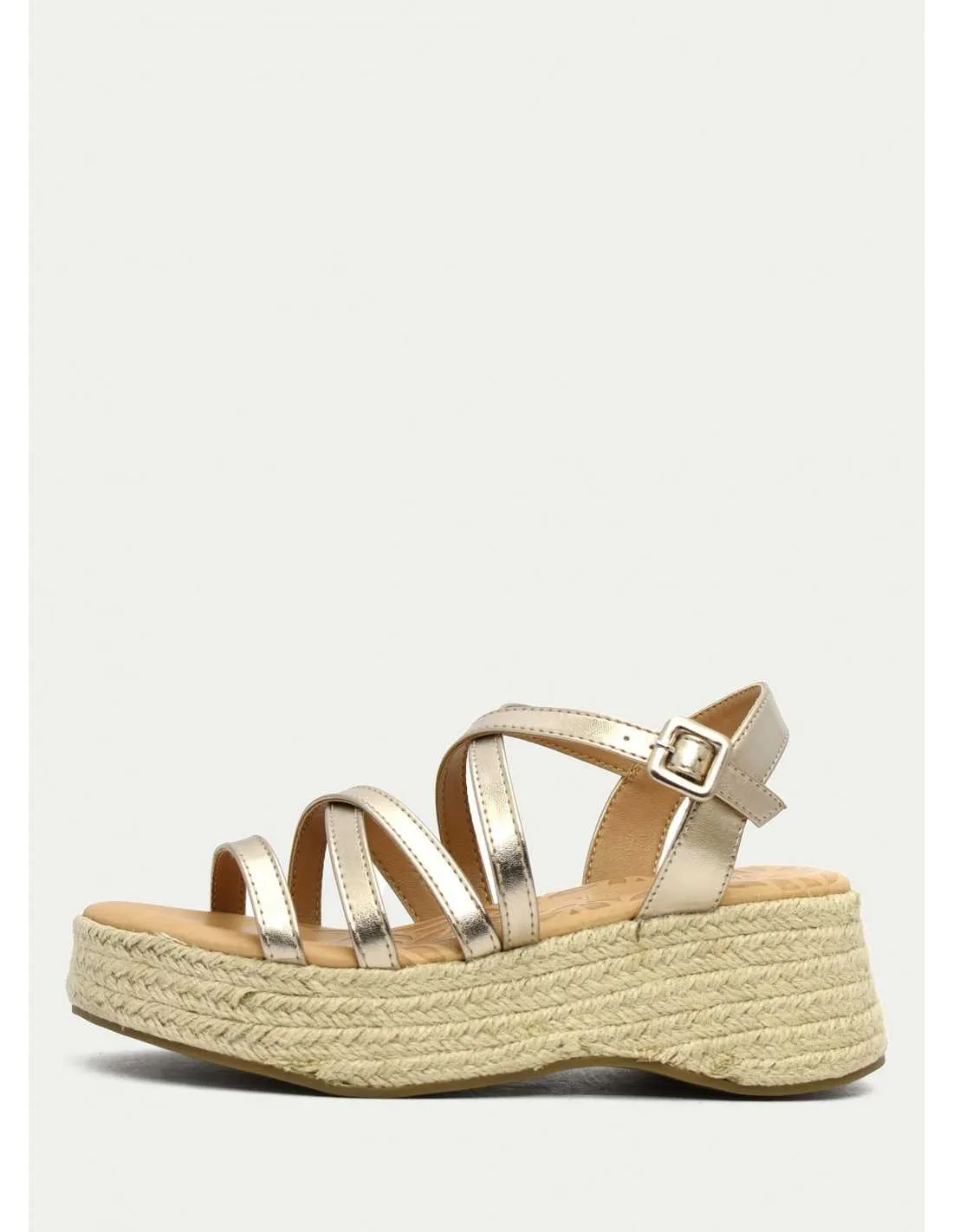 SANDALIAS MUSTANG 51654 PLATINO 