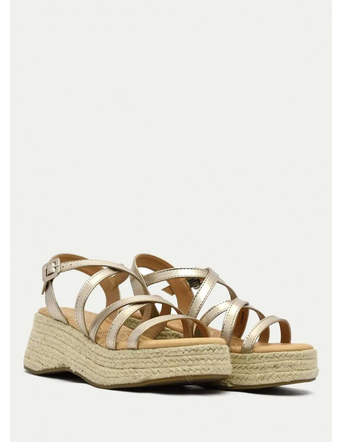 SANDALIAS MUSTANG 51654 PLATINO 