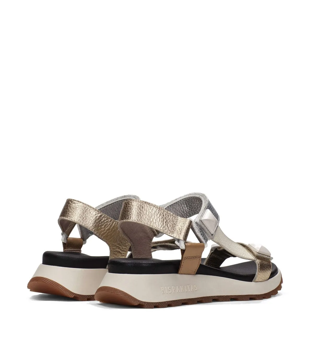 SANDALIAS PLANAS CON VELCRO BEIGE HISPANITAS SCARLET MAUI CHV243311
