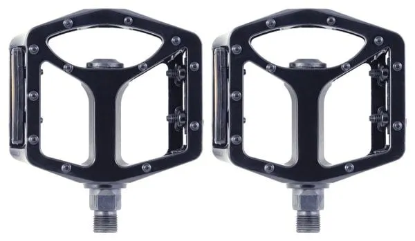 SB3 Par de pedales planos negros SB3 Stealth 2